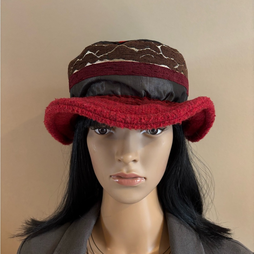 Jasmine Design Canada Mixed Media Wool Blend Cloche Hat